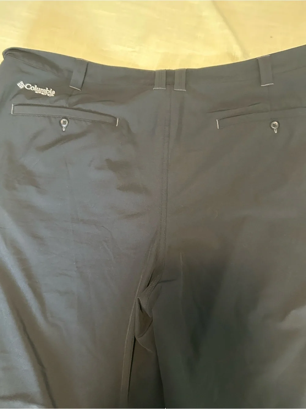 Columbia Shorts Mens 48w Black PGF Terminal Tackle Performance Stretch Pockets